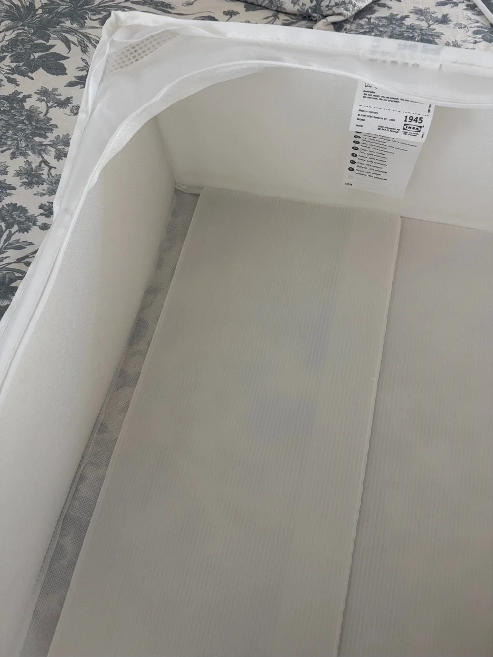 IKEA SKUBB Storage case, white, 17x20 ¾x7 ½ 